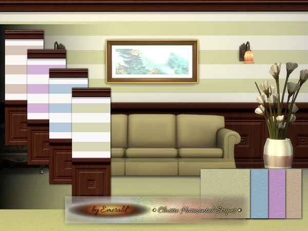 Sims 4 Classic Horizontal Stripes by emerald at TSR