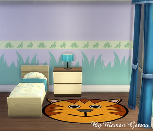 Sims 4 Animal rugs by maman gateau at Sims Artists