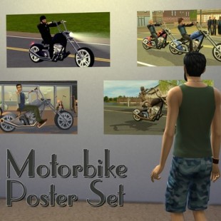 Bodos Motorbike Poster Set at Nowa24