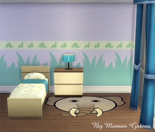 Sims 4 Animal rugs by maman gateau at Sims Artists