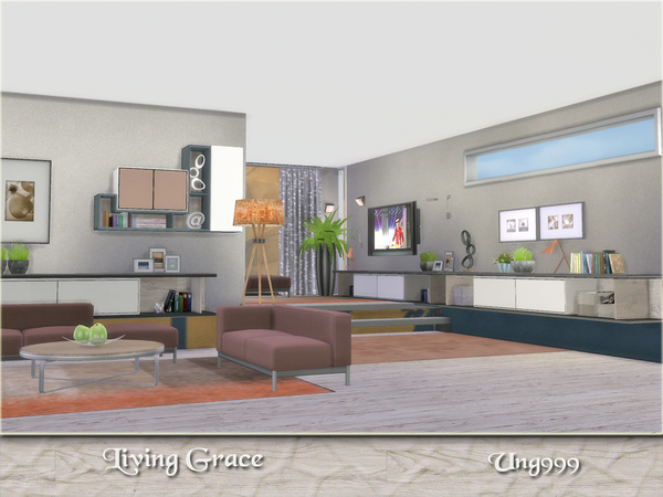 Sims 4 Living Grace by ung999 at TSR