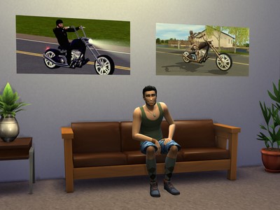 Sims 4 Bodos Motorbike Poster Set at Nowa24