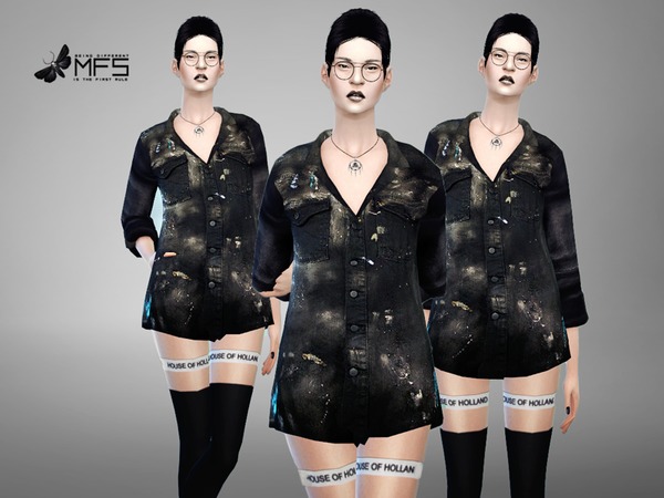 Sims 4 MFS Tania Shirt by MissFortune at TSR