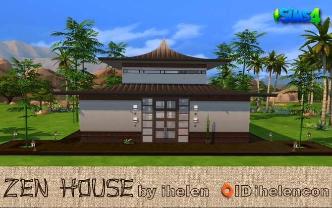 Sims 4 Zen House at ihelensims