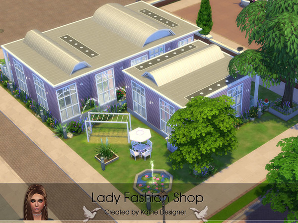 Sims 4 Lady Fashion Shop by KatheDesigner at TSR