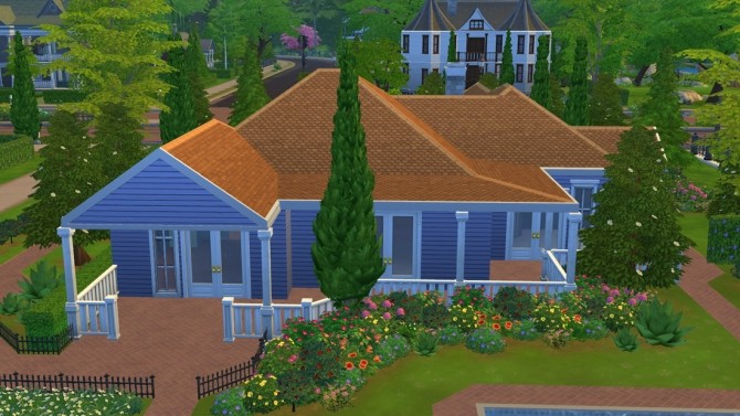 Sims 4 Agatha’s Road house at DeSims4