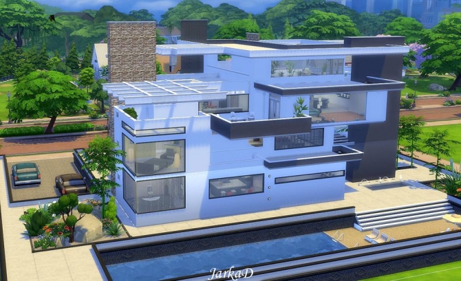 LUREN modern villa at JarkaD Sims 4 Blog » Sims 4 Updates