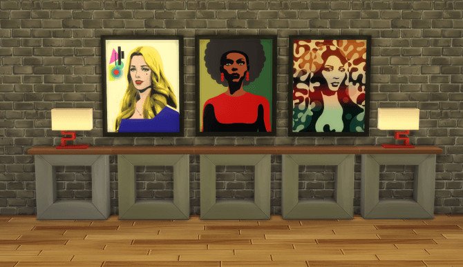 Sims 4 Pop Art Ladies at Jool’s Simming