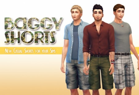 Casual Baggy Shorts at Down in Simsland