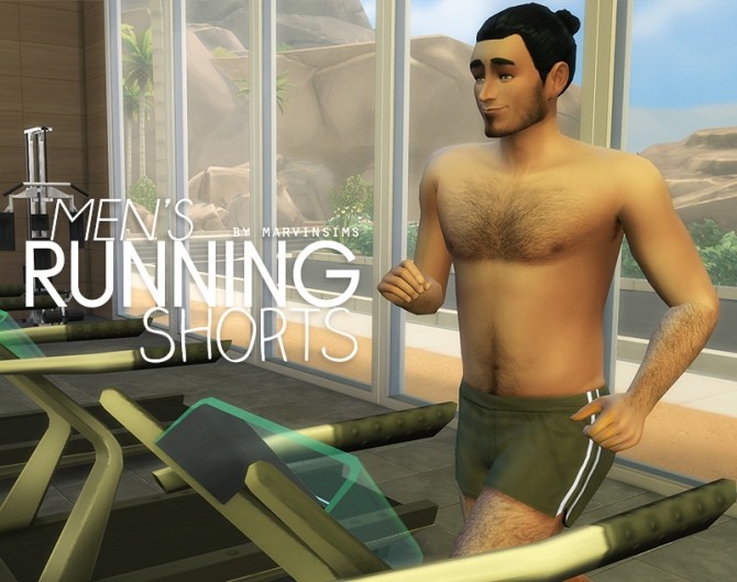 Sims 4 Men’s Running Shorts at Marvin Sims