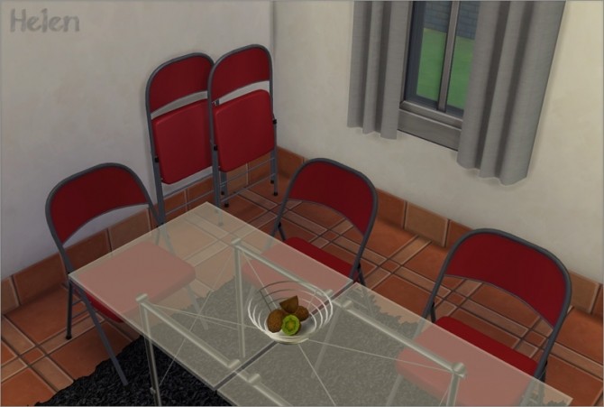 Sims 4 Folding chair at Helen Sims