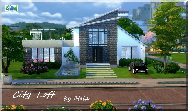 Sims 4 City Loft by Mela at All 4 Sims