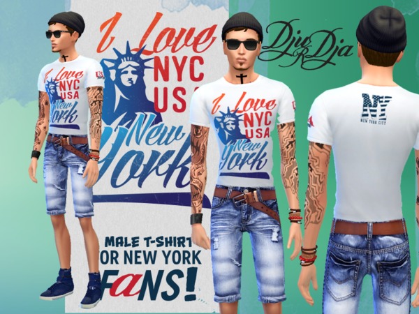 Sims 4 New York t shirts by djurdja1 at TSR