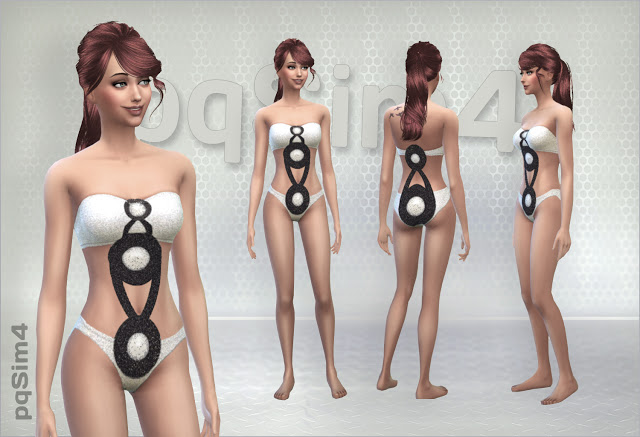 Sims 4 Ethnicity Swimsuit at pqSims4