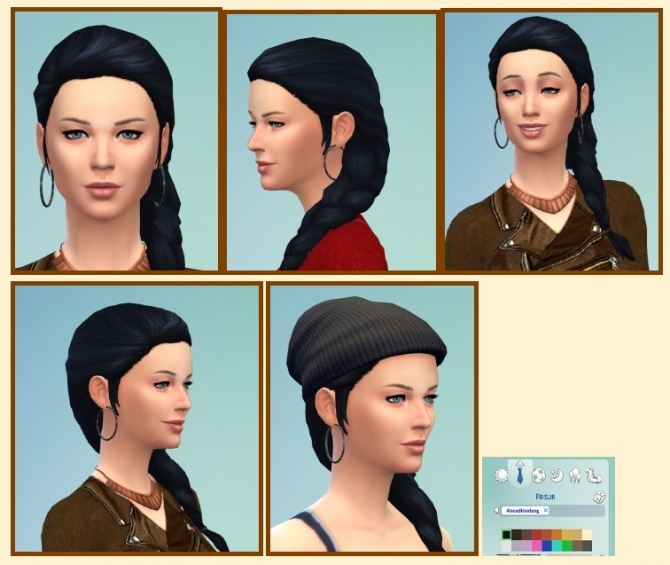 birksche side hair braid sims 4