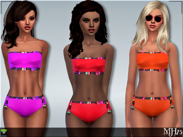 Sims 4 Tropical Bikini by Margie at Sims Addictions
