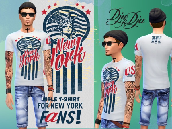 Sims 4 New York t shirts by djurdja1 at TSR