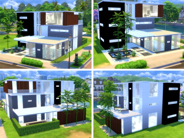 Sims 4 Infiniti Modern house by Joy at TSR