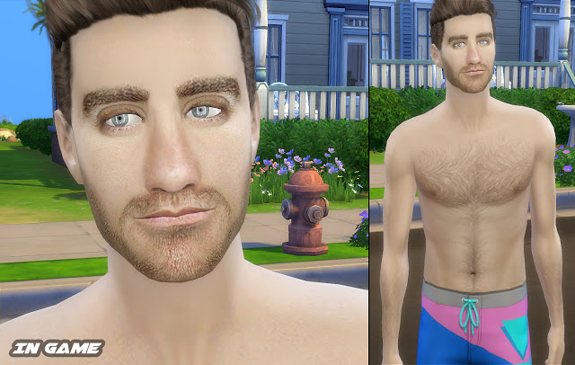 Sims 4 Jake Gyllenhaal at Lunararc