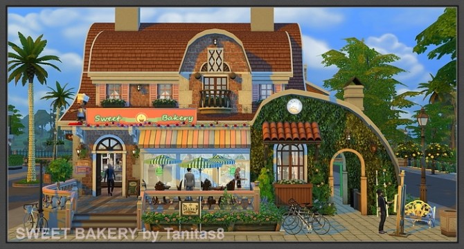 Sims 4 SWEET BAKERY at Tanitas8 Sims