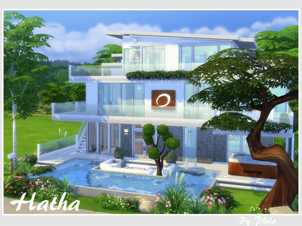 Sims 4 Hatha house by philo at TSR