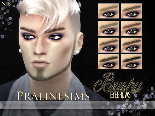 Sims 4 Bushy Eyebrows by Pralinesims at TSR