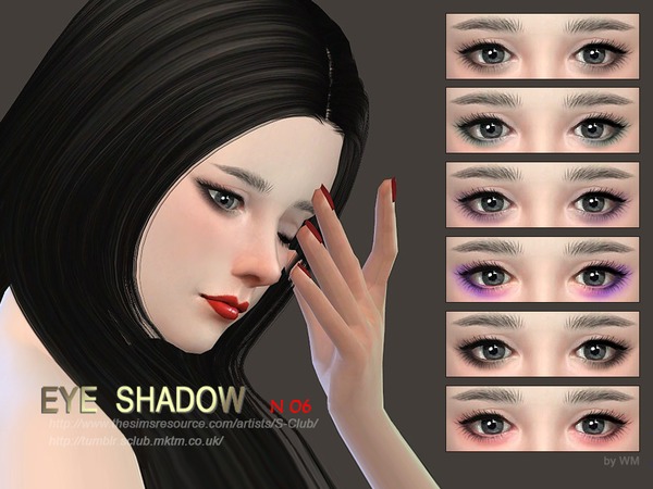 Sims 4 Eyeshadow 06 by S Club WM at TSR