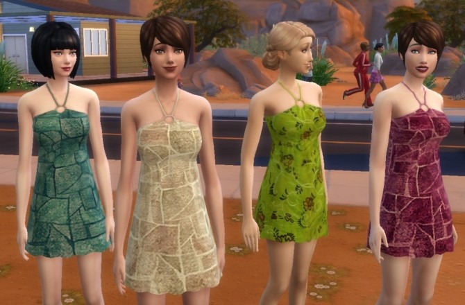 Sims 4 Short sundress (16 recolors) by Sauris at Mod The Sims