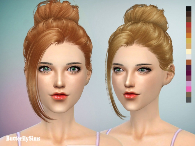B Flysims Hair Af060 2 Pay At Butterfly Sims Sims 4 Updates