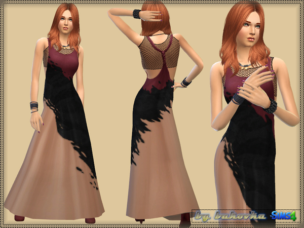 Sims 4 Dress Border by bukovka at TSR