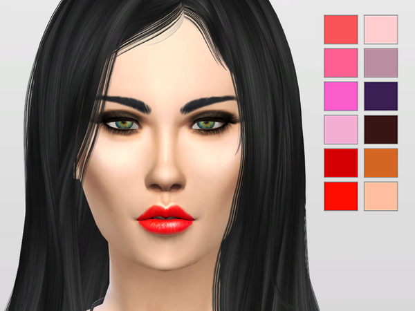 Sims 4 Velvetine Liquid Lipstick by McLayneSims at TSR