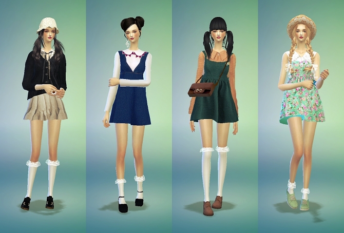 Fix!!!! female lace socks set at Marigold » Sims 4 Updates