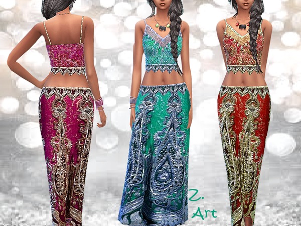 Sims 4 Bollylook outfit by Zuckerschnute20 at TSR