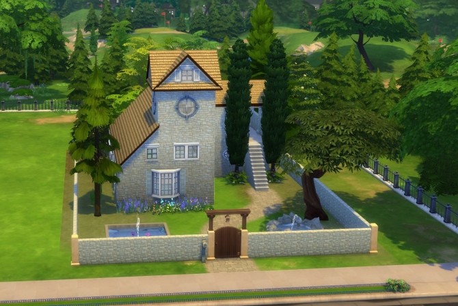 Sims 4 House for the Single Party Throwing Sim by EmpathLunabella at Mod The Sims