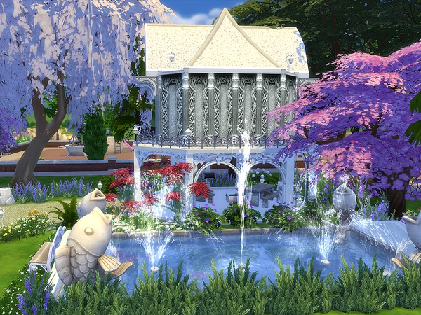 Sims 4 Oasis Rose park by Ineliz at TSR
