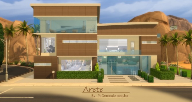 Sims 4 Arete house by MrDemeulemeester at Mod The Sims