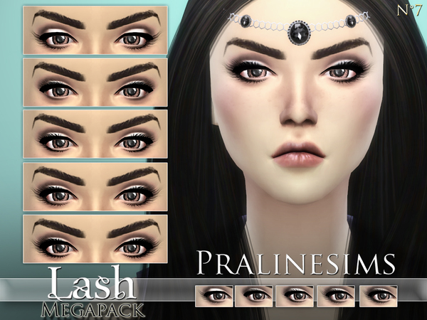 Sims 4 Lash Megapack 5 Styles by Pralinesims at TSR