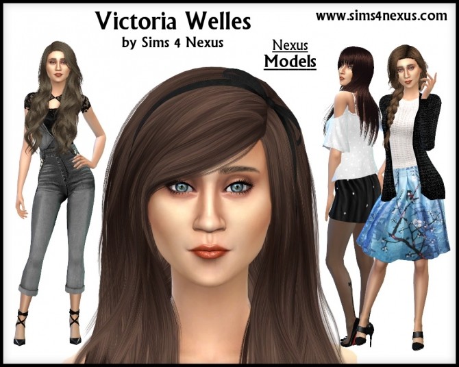 Sims 4 Victoria Welles by SamanthaGump at Sims 4 Nexus