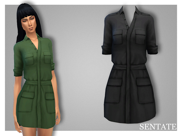 Sims 4 Lori Dress by Sentate at TSR