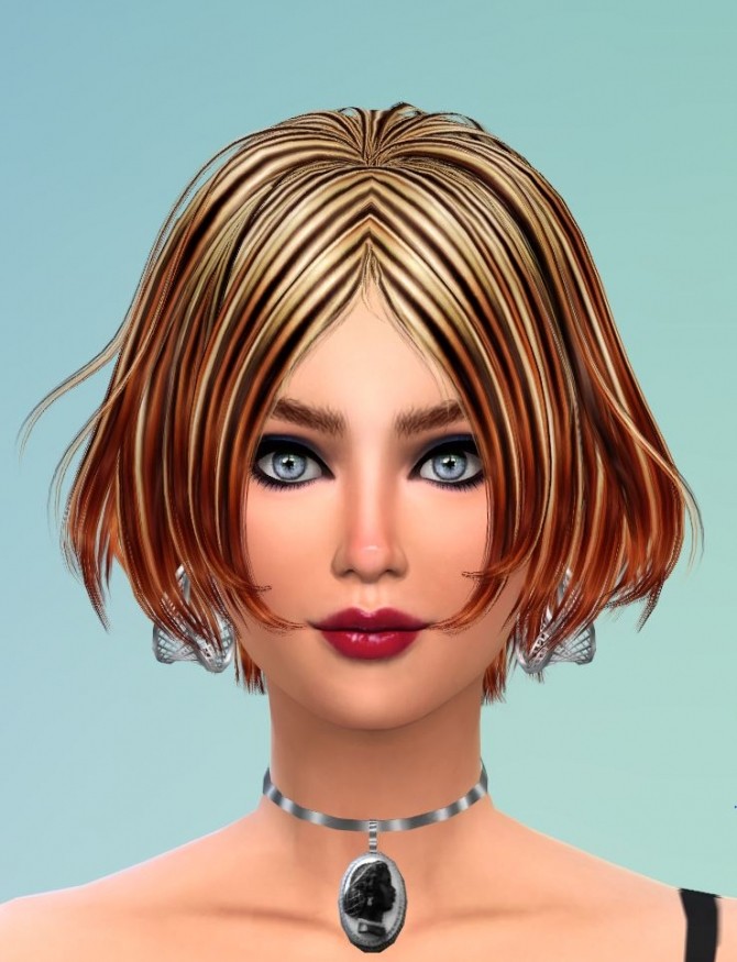 Sims 4 38 Re colors of Newsea J087 Vince Female Hair by Pinkstorm25 at Mod The Sims