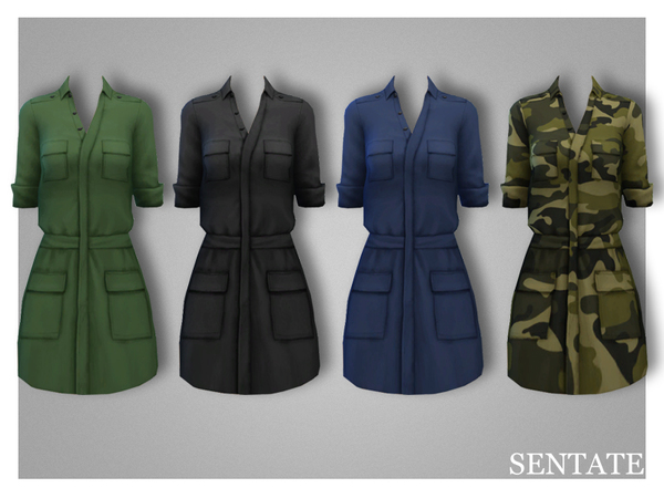 Sims 4 Lori Dress by Sentate at TSR