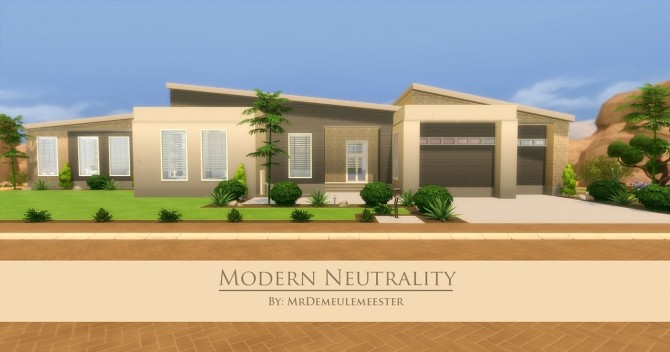 Sims 4 Modern Neutrality by MrDemeulemeester at Mod The Sims