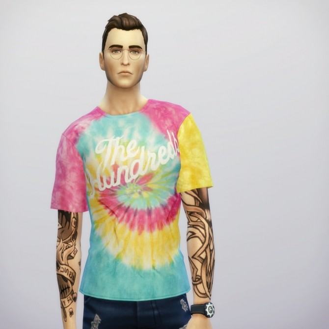 Sims 4 Colorful t shirt at Rusty Nail