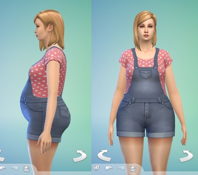 Sims 4 Short overalls by Amylet at Mod The Sims
