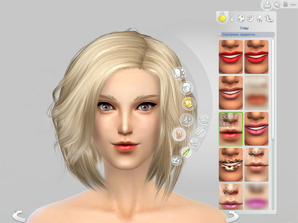 Sims 4 Lipstick N6 by Bobur at TSR