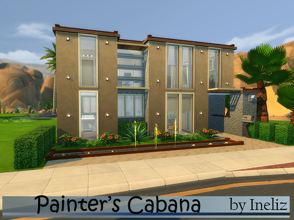 Sims 4 Painters Cabana by Ineliz at TSR