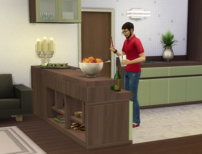 Sims 4 Counter Slurp Bars by plasticbox at Mod The Sims