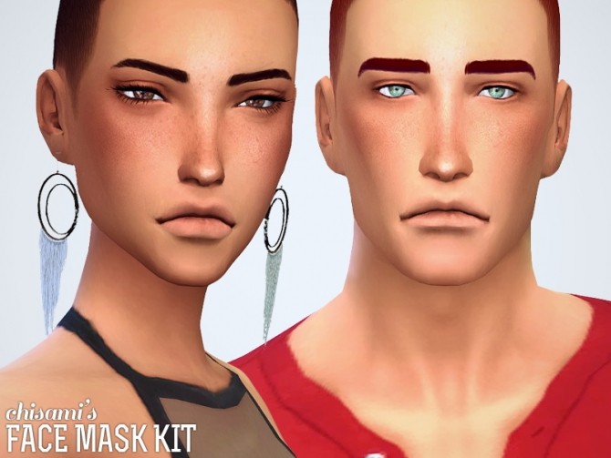 Sims 4 Face mask kit at Chisami