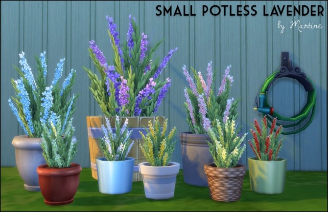 Sims 4 Small potless lavender at Martine’s Simblr