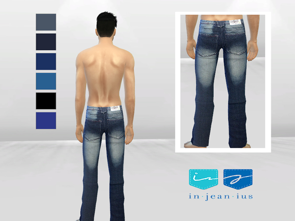 Sims 4 AKD 0984 Denim Jeans by McLayneSims at TSR